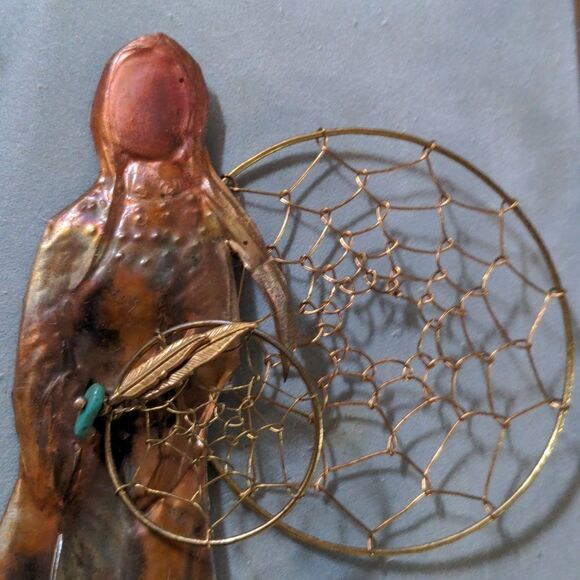 Vintage artisan Dreamweaver metal artwork - Picture 3 of 12